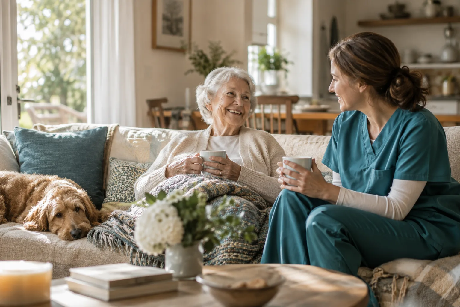 Illustrative scene for long-term care planning