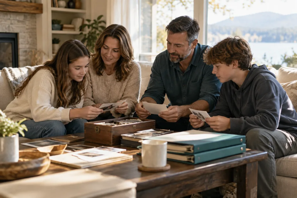 Illustrative scene for pour-over wills